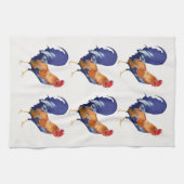 Roestpatroon 2 keukenhanddoek (Horizontaal)