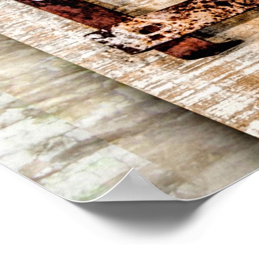 roestrijk poster en sepia (Hoek)