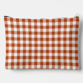 Roestrood geruit Gingham Persoonlijk Etui (Achterkant)