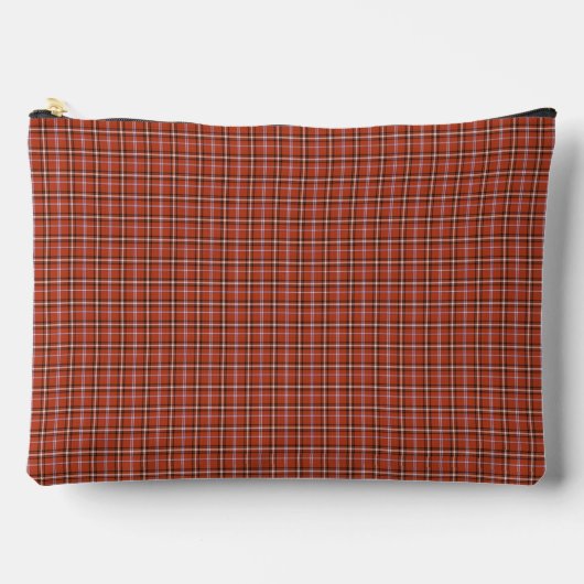 Roestrood geruit retro kleur etui (Voorkant)