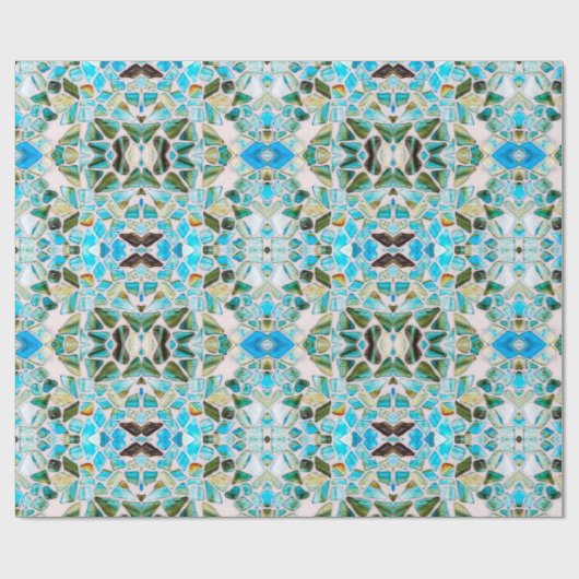 roeststeen van glas cadeaupapier (Vlak)