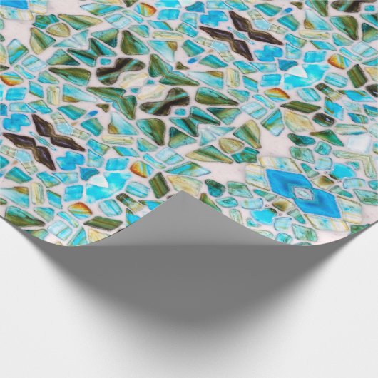 roeststeen van glas cadeaupapier (Hoek)