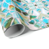 roeststeen van glas cadeaupapier (Rol Hoek)