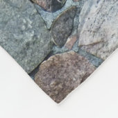 roeststeendeken fleece deken (Hoek)