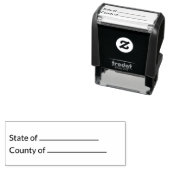 Roeststempel met eigen inkt zelfinktende stempel (In situ)