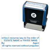 Roeststempel met eigen inkt zelfinktende stempel (In situ)