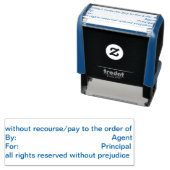 Roeststempel met eigen inkt  zelfinktende stempel (In situ)