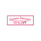 Roeststempel met eigen inkt  zelfinktende stempel (Design)