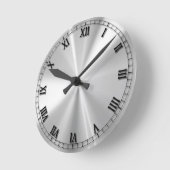 Roestvast Staal Ronde Klok (Hoek)