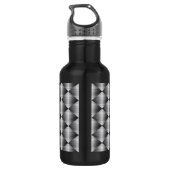 Roestvrij 18 oz. Zwart Waterfles (Achterkant)