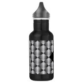 Roestvrij 18 oz. Zwart Waterfles (Links)