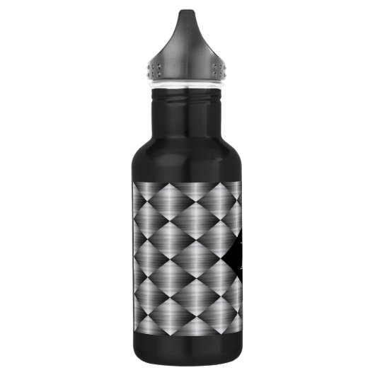 Roestvrij 18 oz. Zwart Waterfles (Links)