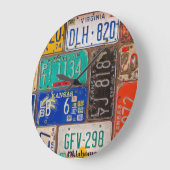 roestvrij bord collectie grote klok (Hoek)