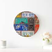 roestvrij bord collectie grote klok (Huis)