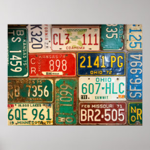 roestvrij bord collectie poster