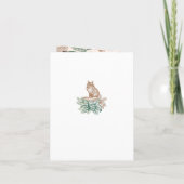 roestvrij bosgebied - holly plant - fotokaart (Achterkant)