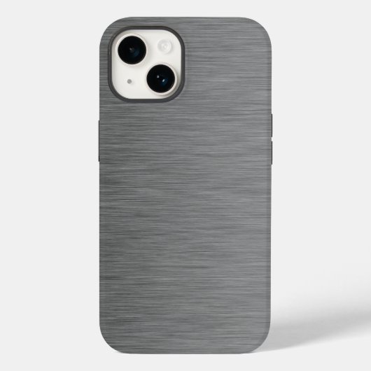 Roestvrij geborsteld metaal kijken Case-Mate iPhone case (Achterkant)