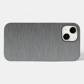Roestvrij geborsteld metaal kijken Case-Mate iPhone case (Achterkant (horizontaal))