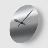 Roestvrij geborsteld ronde klok (Hoek)