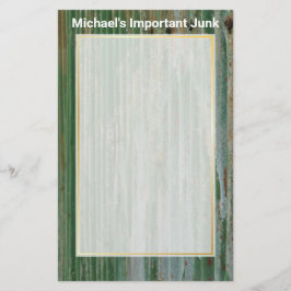 Roestvrij gegolfd ijzerschroefpapier briefpapier