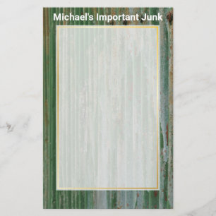 Roestvrij gegolfd ijzerschroefpapier briefpapier