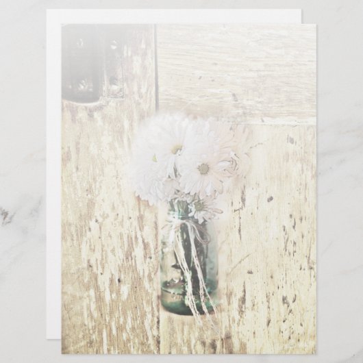 roestvrij hout : daisy bruiloft (Voorkant / Achterkant)