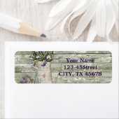 roestvrij houten lavendel etiket (Insitu)