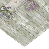 roestvrij houten lavendel korte tafelloper (Hoek)