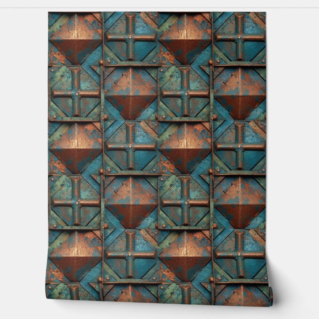 roestvrij ijzermetaal behang (Afrollen)