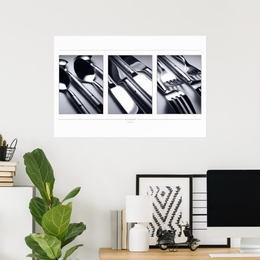 Roestvrij Poster (Thuiskantoor)