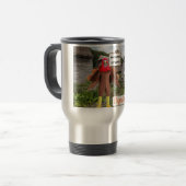 Roestvrij reismok. Fijne Thanksgiving. Reisbeker (Voorkant links)