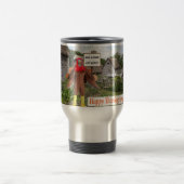 Roestvrij reismok. Fijne Thanksgiving. Reisbeker (Center)