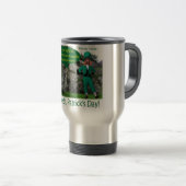 Roestvrij reismok. Gelukkige St. Patrick's Day Reisbeker (Voorkant rechts)