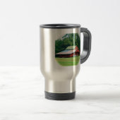 Roestvrij reismok, met de rechterhand reisbeker (Voorkant rechts)