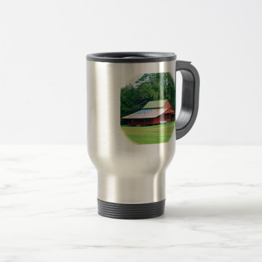 Roestvrij reismok, met de rechterhand reisbeker (Voorkant rechts)