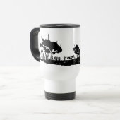 Roestvrij reisscherm reisbeker (Voorkant links)