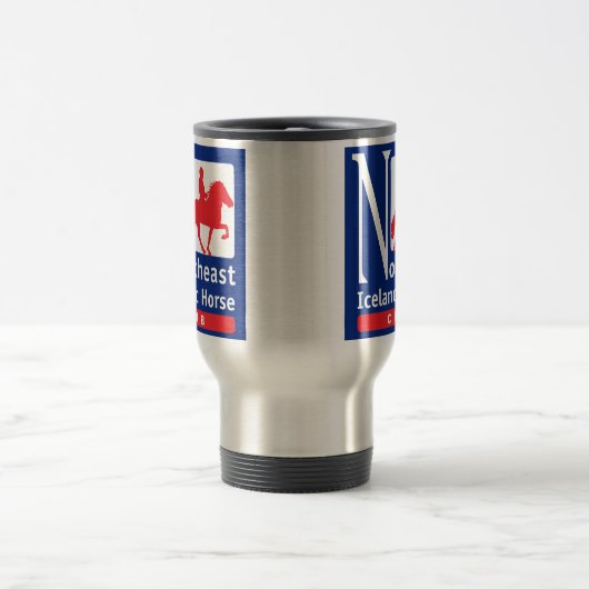 Roestvrij staal, 15 oz, Mok voor reizen/kotters (Center)