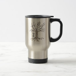 Roestvrij staal, 15 oz, Mok voor reizen/kotters
