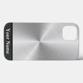 Roestvrij staal 1-opties Case-Mate iPhone case (Achterkant (horizontaal))