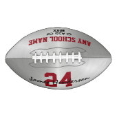 Roestvrij staal Aangepast Jersey Nummer Afstuderen American Football (Voorkant)