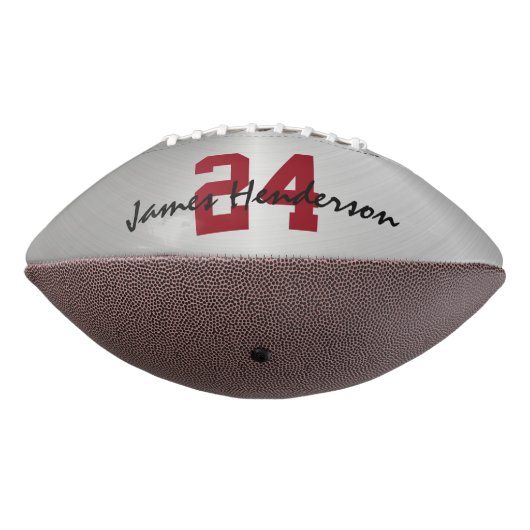 Roestvrij staal Aangepast Jersey Nummer Afstuderen American Football (Gedraaid 270)