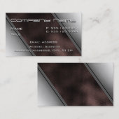 Roestvrij staal en ijzerhoudende Visitekaartjes (Voorkant / Achterkant)