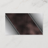 Roestvrij staal en ijzerhoudende Visitekaartjes (Achterkant)