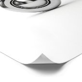 Roestvrij staal Fidget Spinner Poster (Hoek)