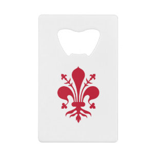 Roestvrij staal Fles Opener vlag van Florence Creditkaart Flessenopener