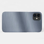 Roestvrij staal, geborsteld Case-Mate iPhone case (Achterkant (horizontaal))