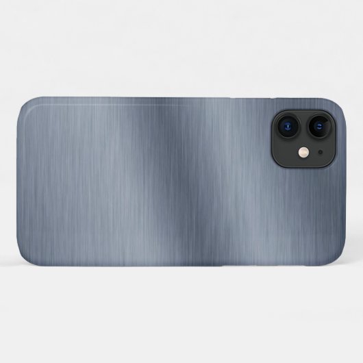 Roestvrij staal, geborsteld Case-Mate iPhone case (Achterkant (horizontaal))