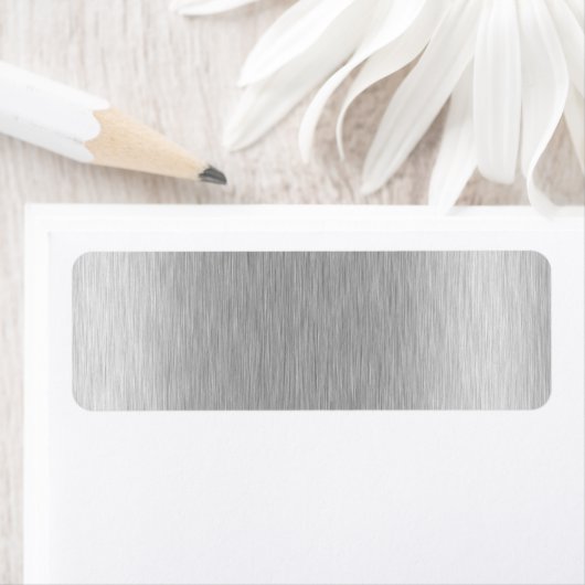 Roestvrij staal getextureerd etiket (Insitu)