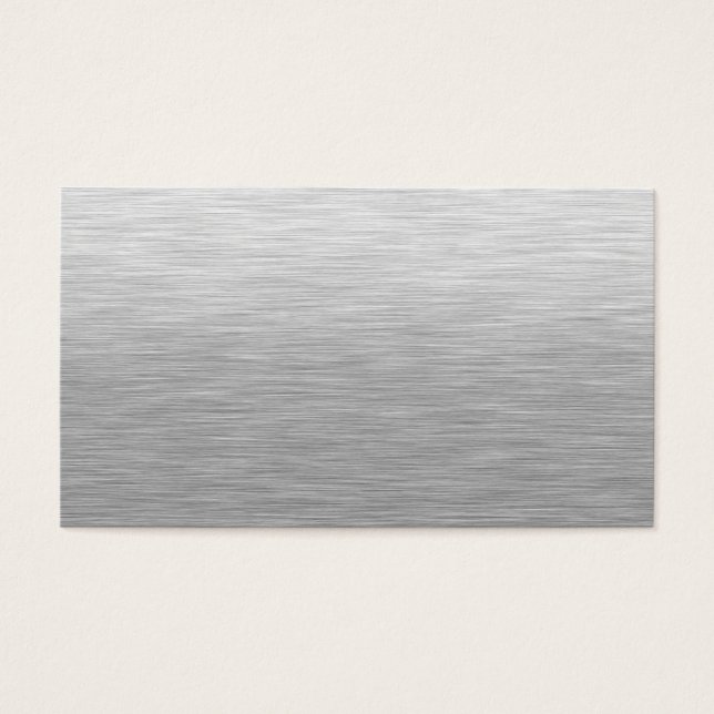 Roestvrij staal getextureerd visitekaartjes (Voorkant)