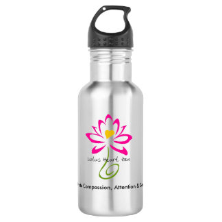 Roestvrij staal Lotus Heart Zen Water Fles